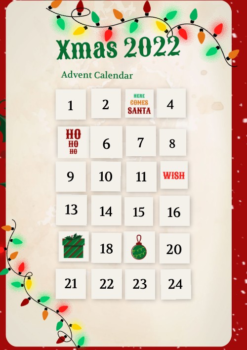 Advent calendar 2022
