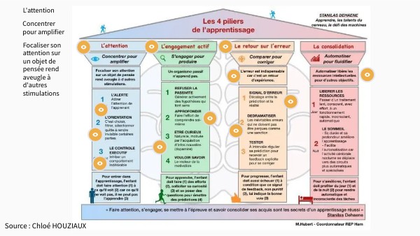 4 piliers de l'apprentissage