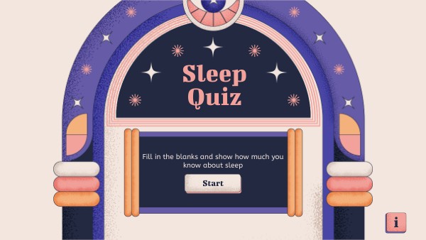 SLEEP QUIZ