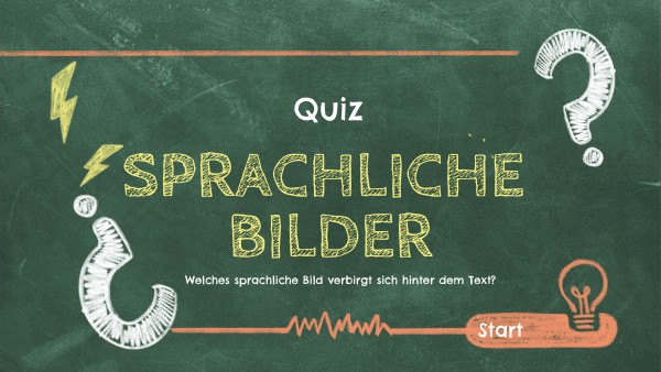 G-Sprachliche Bilder - Quiz