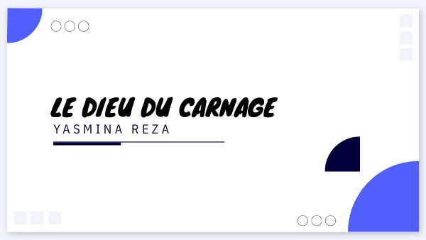Le Dieu Du Carnage Nombre De Pages LE DIEU DU CARNAGE