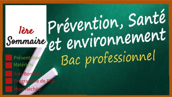 Page De Garde Pse Lycee PSE (1ère) Présentation