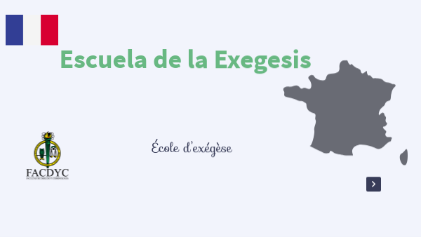 Escuela de la Exegesis primera parte by Amparo Treviño on