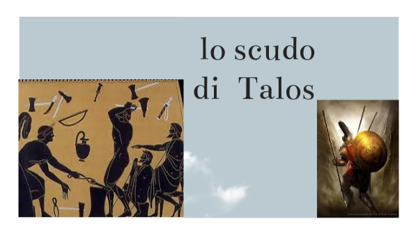 LO SCUDO DI TALOS FILIPPO BELLUCCI
