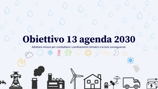 obiettivo 13 agenda 2030