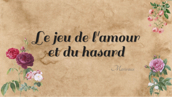 Le Jeu De L 39 Amour Et Du Hasard Par Elea By Ivoixiroise 21 On Genially