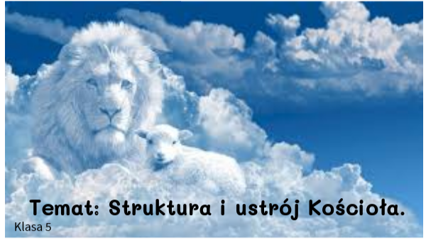 religia kl 5 t 42 Struktura i ustrój Kościoła
