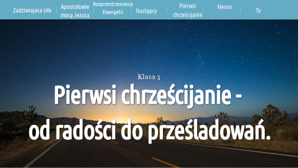 Religia kl 5 t 47 Pierwsi chrześcijanie