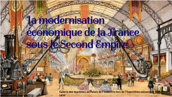 Les transformations économique de la France sous le second Empire