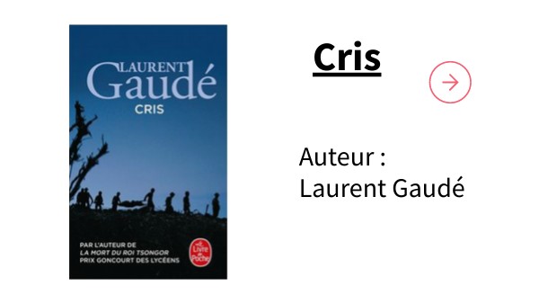 Cris de Laurent Gaudé