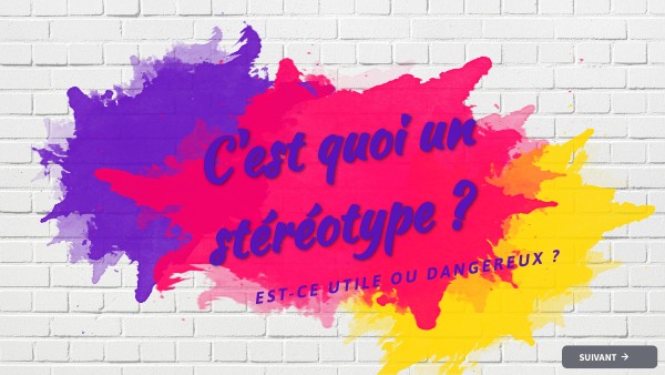 C'est quoi un stéréotype