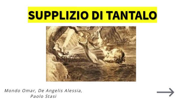 SUPPLIZIO DI TANTALO