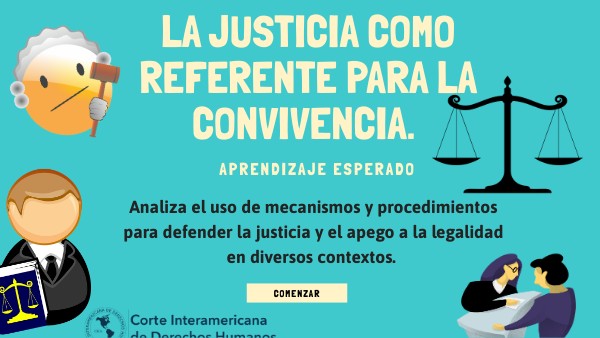 La justicia como referente para la convivencia.