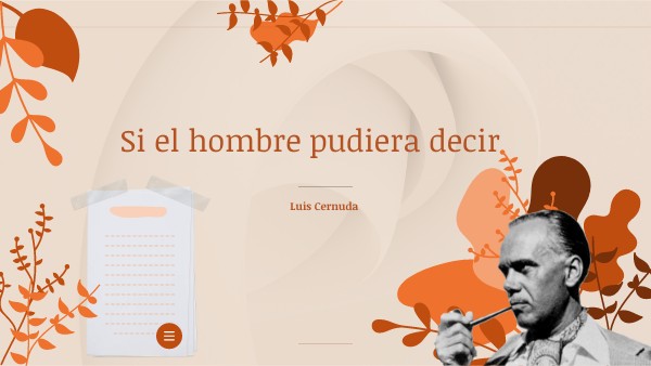 Si el hombre pudiera decir- Luis Cernuda