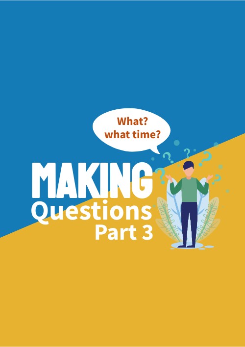 LESSON 15 MAKING QUESTIONS PART 3 WHAT/ WHAT TIME