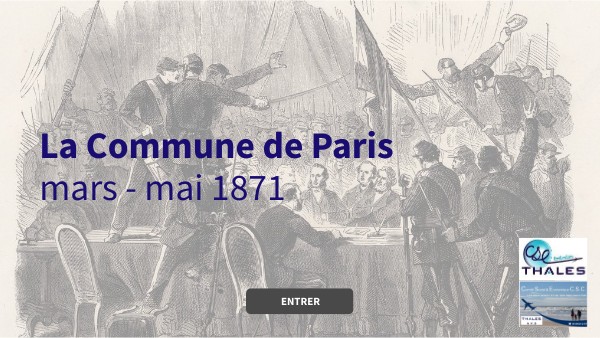 La Commune De Paris 1871 By Mediatheque Cethales On Genially