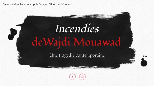 Incendies Une Tragedie Contemporaine