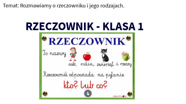 Wsip Sprawdzian Rzeczownik Kalasa 1