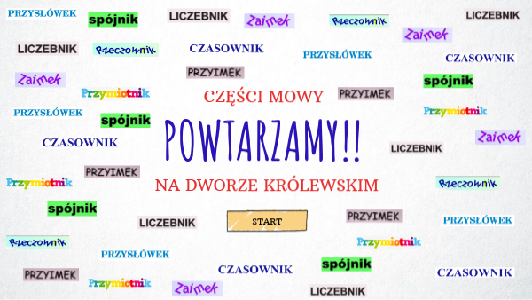 Sprawdzian Części Mowy Klasa 8 części mowy - powtórzenie