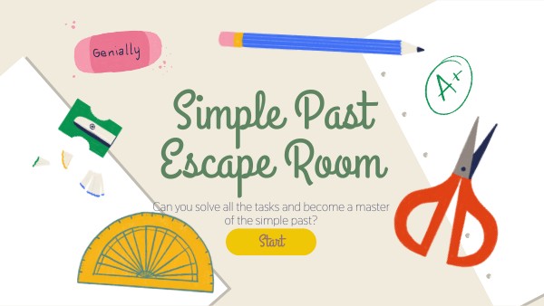 Simple Past ESCAPE ROOM