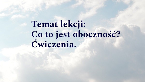 Tematy Oboczne I Oboczności Klasa 5 Sprawdzian Oboczności