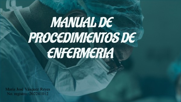 Manual De Procedimientos Administrativos De Enfermeria