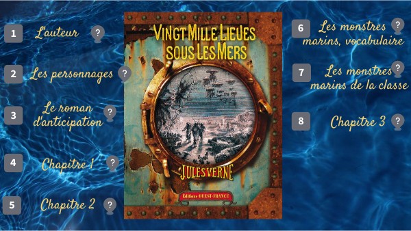 Vingt mille lieues sous les mers roman CM1-CM2