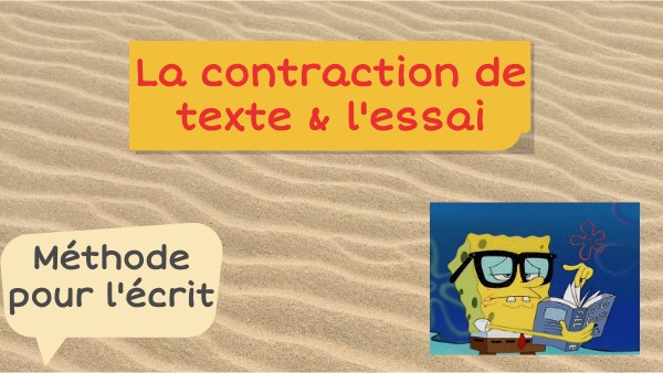 Méthode contraction essai