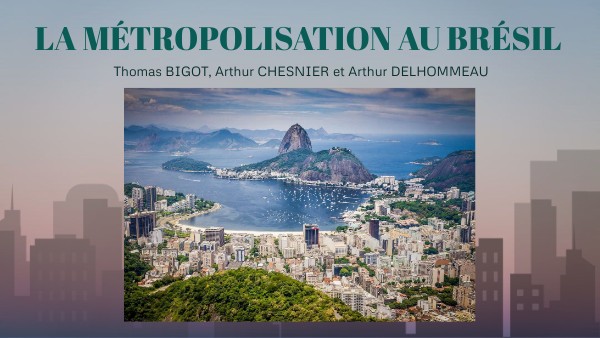 Métropolisation au brésil