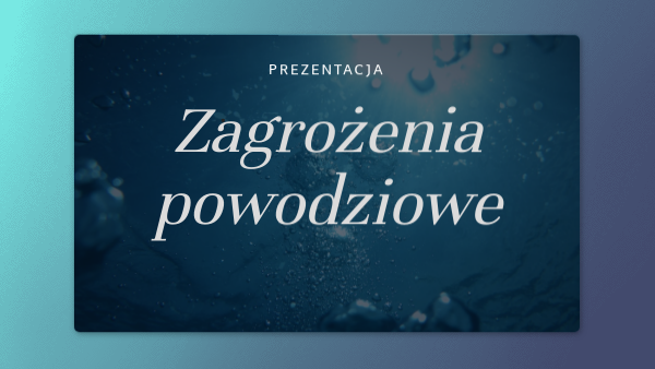 Prezentacja powodzie EDB