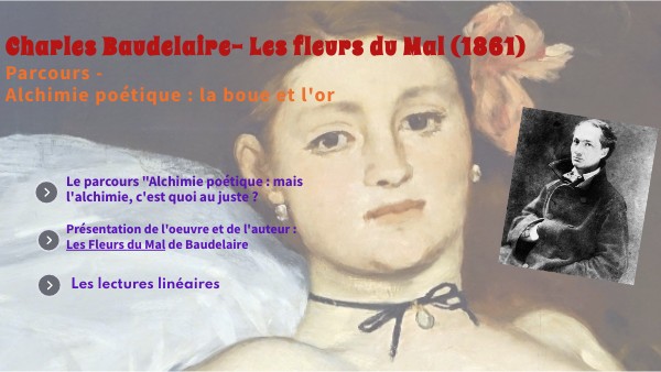 Les fleurs du Mal - Parcours : alchimie poétique
