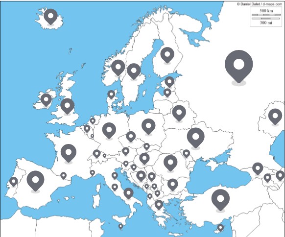 Europe Interactive Map _ Countries Visited Map & Counter – XULT