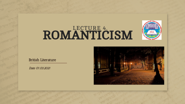 Romanticism In Great Britain By Lpradivlianna On Genially