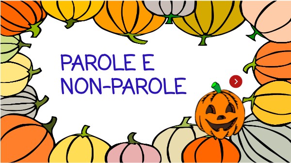 CREA PAROLE E NON PAROLE 1