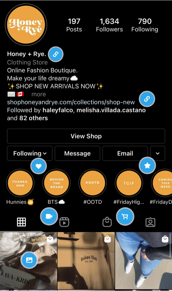 Honey & Rye Instagram