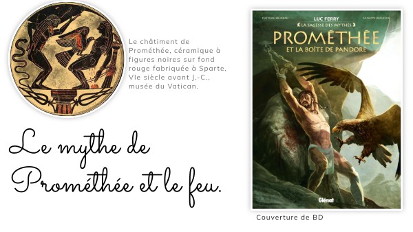 Le mythe de Prométhée et le feu