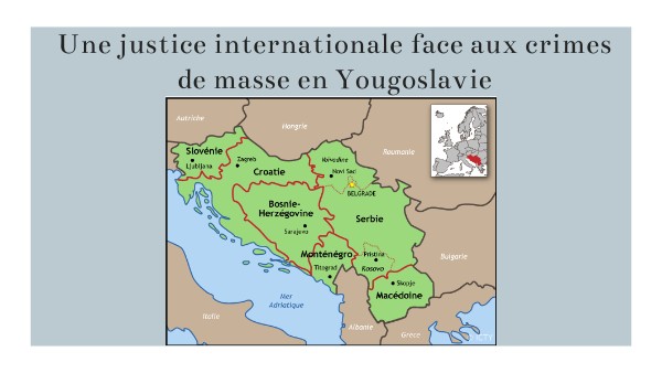 Une justice internationale face aux crimes de masse en Ex-PRESENTATION