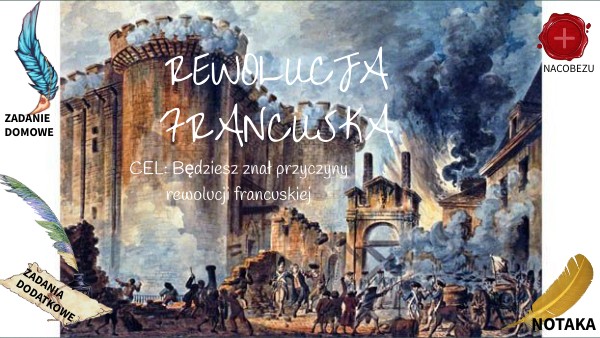Rewolucja Francuska Sprawdzian Klasa 6