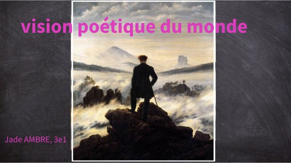 vision poétique du monde