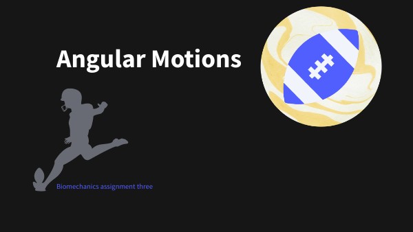 Angular Motion