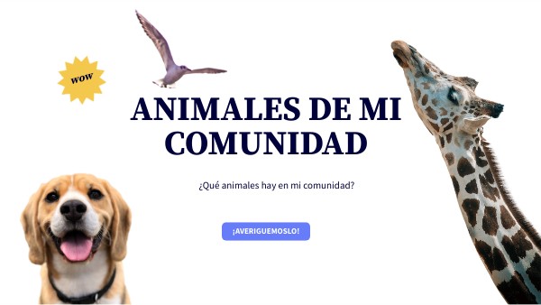 ANIMALES DE MI COMUNIDAD