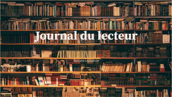 Journal du lecteur semestre 2