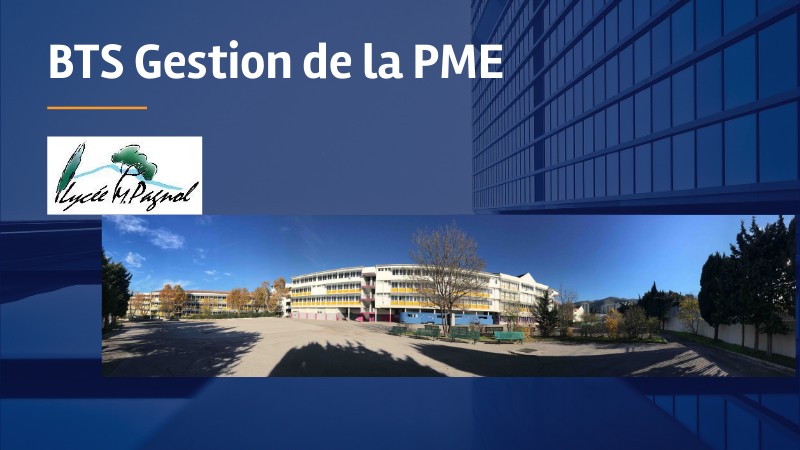 Page De Garde Bts Ag Présentation BTS Gpme