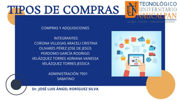 TIPOS DE COMPRAS