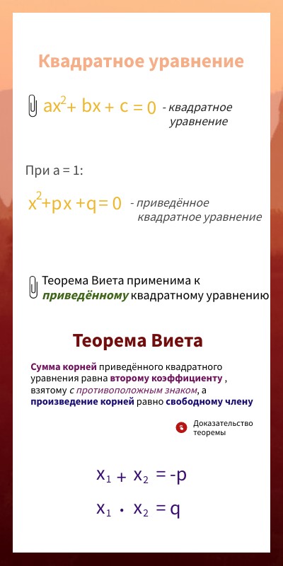 Теорема Виета