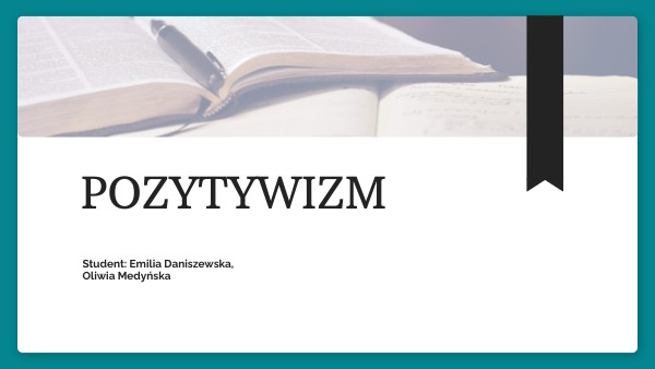 Pozytywizm