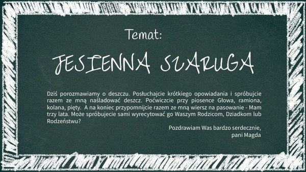 Jesienna szaruga.
