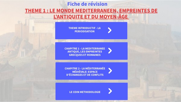 FICHE REVISION 2NDE TH1 HISTOIRE