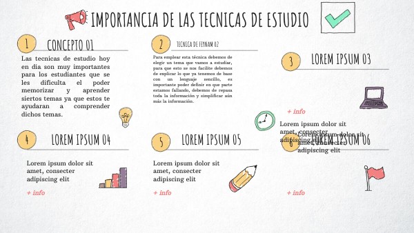Importancia de las técnicas de estudio