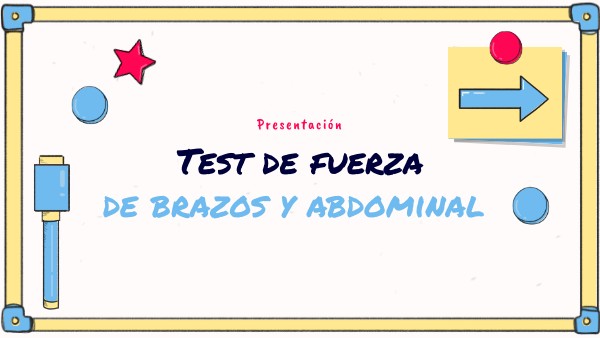 Test de fuerza de brazos y abdominales